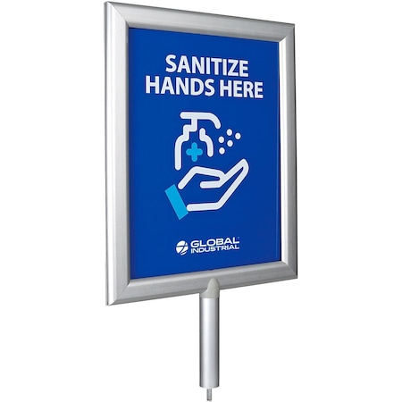 Perfex Frame For Sanitizer Dispenser Stand W/Sanitize Hands Here Graphic